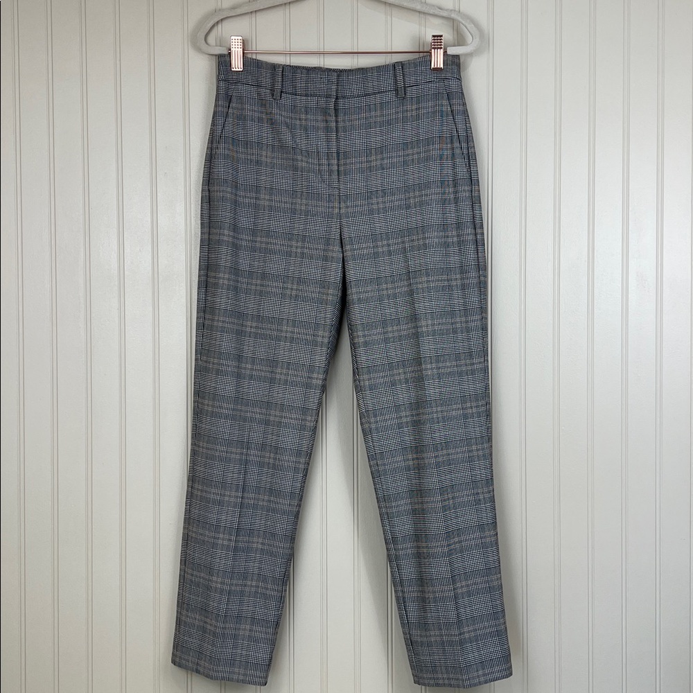 Aritzia Babaton Women’s Quentin Pants Tapered Plaid Size 4